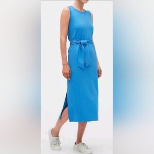 Banana Republic Light Blue Midi Tank Dress, Size XS